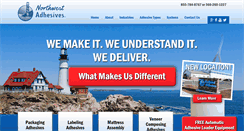 Desktop Screenshot of northwestadhesives.com